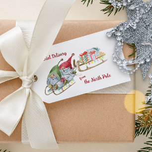Etiquetas Para Regalos Entrega especial de navidades del Polo Norte