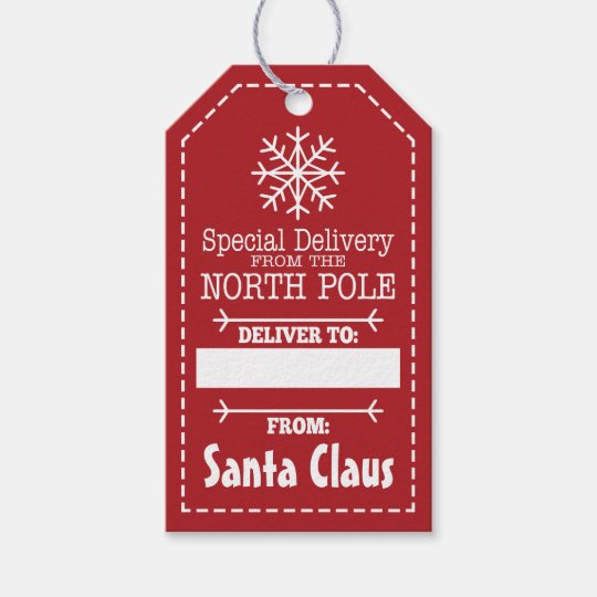 Santa Penguin Polo Norte etiquetas actual. 24 X Etiquetas de Navidad personalizado 