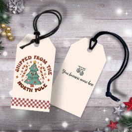 Etiquetas Para Regalos Enviado desde el Polo Norte - Negocios personaliza