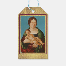 Etiquetas Para Regalos Ercole de'Roberti - Virgen e Niño