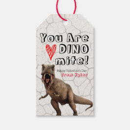 Etiquetas Para Regalos Eres el salón de clases DINOmite de San Valentín