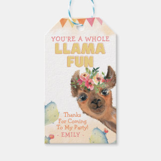 Etiquetas Para Regalos Eres Un Favor De La Fiesta Del Cumpleaños De La Ll