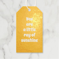 Eres un pequeño rayo de personalizado amarillo Sun
