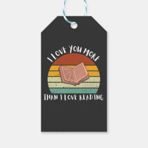 Etiquetas Para Regalos Es Divertido Que Te Amo Más Que A Leer