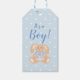 Etiquetas Para Regalos Es un conejo de conejito del muchacho Baby Shower