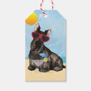 Etiquetas Para Regalos Escocés Terrier del verano