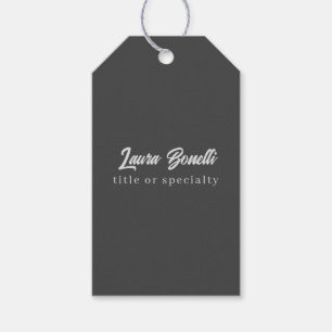 Etiquetas Para Regalos Escritura minimalista profesional moderna a mano g