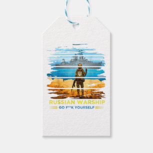 Etiquetas Para Regalos Esencia de orgullo de bandera de marca de rehenes