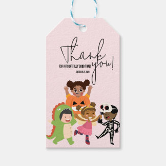 Etiquetas Para Regalos Esenciales de Fiestas de disfraces rosados de Hall