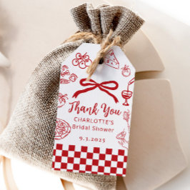 Etiquetas Para Regalos Eso es Amore Bridal Shower Italiano Dibujado a Man