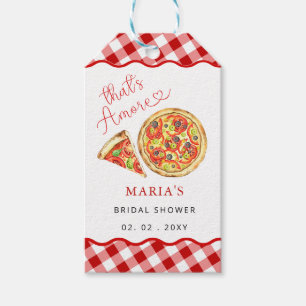 Etiquetas Para Regalos Eso es Amore Fiesta de Pizza Italiana Despedida de