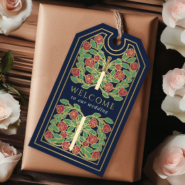 Etiquetas Para Regalos Espada Dorada Real Medieval de Boda Bienvenida