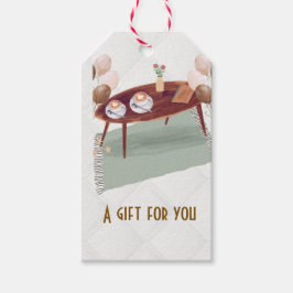 Etiquetas Para Regalos Espresso y globos