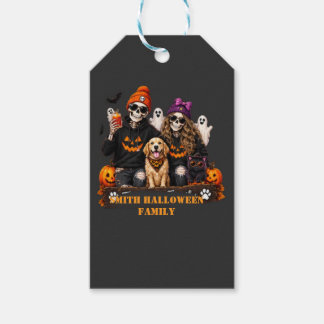 Etiquetas Para Regalos Esqueleto Personalizado de Halloween Quédate Espel
