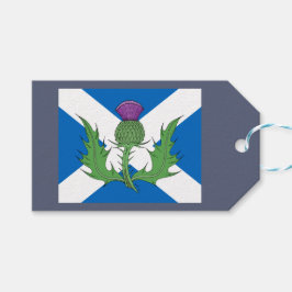 Etiquetas Para Regalos Esquisto y Saltire escoceses