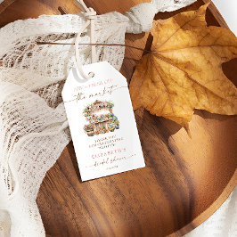 Etiquetas Para Regalos Está fresca fuera del mercado y se cae en la ducha