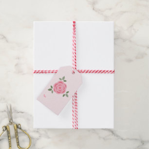 Etiquetas Para Regalos Estampado de flores dulce