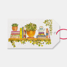 Etiquetas Para Regalos Estante colorida acuarela