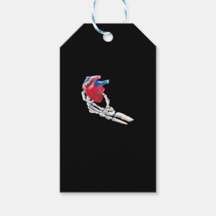 Etiquetas Para Regalos Este Es Mi Corazón - Manos Skeleton Heart