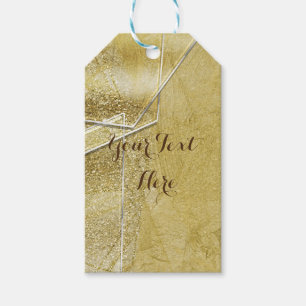 Etiquetas Para Regalos Estilo de diseñador de vidrio de cristal con brill