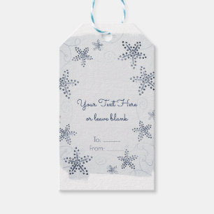 Etiquetas Para Regalos Estrella de mar elegante y lentejuelas Favor de fi