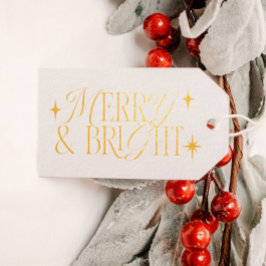 Etiquetas Para Regalos Estrellas retro brillantes