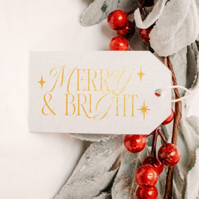 Etiquetas Para Regalos Estrellas retro brillantes (Subido por el creador)