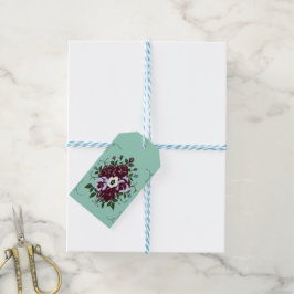 Etiquetas Para Regalos Étiquette Cadeau Botanique – Bouquet de Violettes