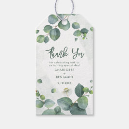Etiquetas Para Regalos Eucalyptus Botanical Greenery Wedding Favor
