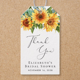 Etiquetas Para Regalos Eucalyptus Bridal Shower Gracias