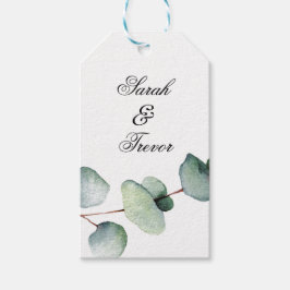 Etiquetas Para Regalos Eucalyptus Greenery Elegant Gift Tag