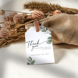 Etiquetas Para Regalos Eucalyptus Greenery Gracias Sage Bridal Shower