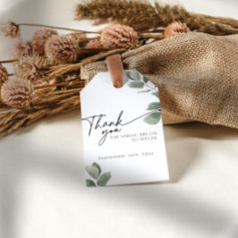 Etiquetas Para Regalos Eucalyptus Greenery Gracias Sage Bridal Shower