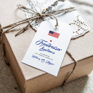 Etiquetas Para Regalos Evento temático patriótico Bandera estadounidens