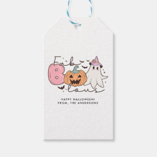 Etiquetas Para Regalos Fab-boo-lous Retro Groovy Halloween