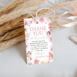 Etiquetas Para Regalos Fairy First Birthday Thank You Tag