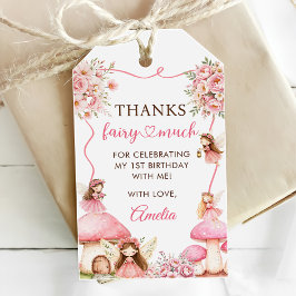 Etiquetas Para Regalos Fairy Floral Girls 1st Birthday Party