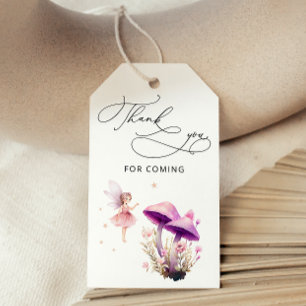 Etiquetas Para Regalos Fairy Garden Baby Shower Gracias