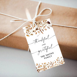 Etiquetas Para Regalos Fall Leaves Thanksgiving Dinner Gift Tag