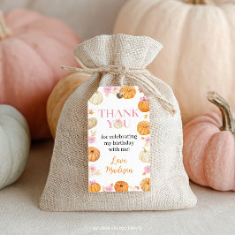 Etiquetas Para Regalos Fall Pumpkin Floral Birday Party Gracias