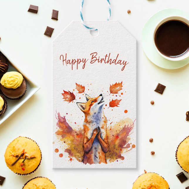 Etiquetas Para Regalos Fall vibes Fox (Subido por el creador)