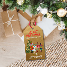 Etiquetas Para Regalos Familia de cazadores de nueces de cinco divertidas