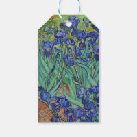 Famoso cuadro de lirios azules al óleo de Van Gogh