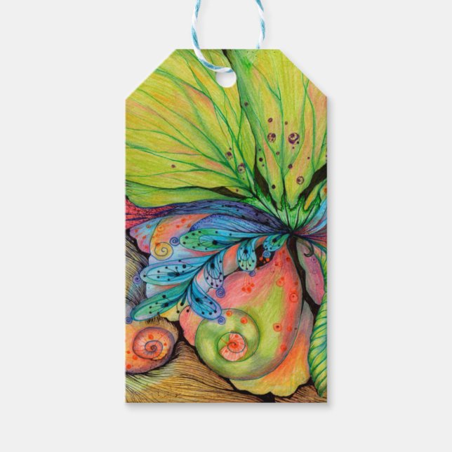 Etiquetas Para Regalos Fantasía (Anverso)