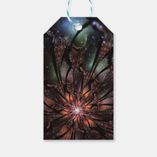 Etiquetas Para Regalos Fantasía suave y delicada de fantasía fractal de f