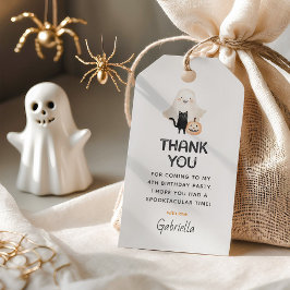 Etiquetas Para Regalos Fantasmales Amigables Favor de Agradecimiento Spoo