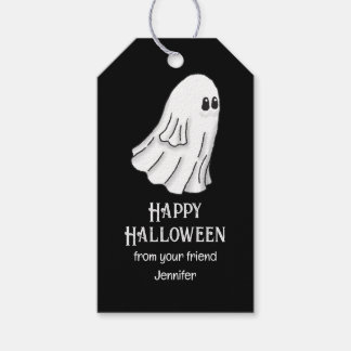 Etiquetas Para Regalos Fantasmas espeluznantes y lindos