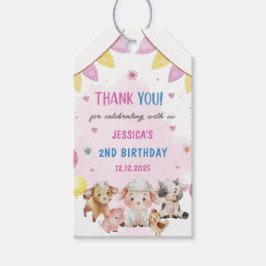 Etiquetas Para Regalos Farm Animals Barnyard Balloon Birthday Party