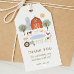 Etiquetas Para Regalos Farm Birthday Party Gracias<br><div class="desc">Dé las gracias a los huéspedes fiestas con estas etiquetas de regalo de temática agrícola. Personalizar el texto para que se ajuste a varios usos diferentes.</div>