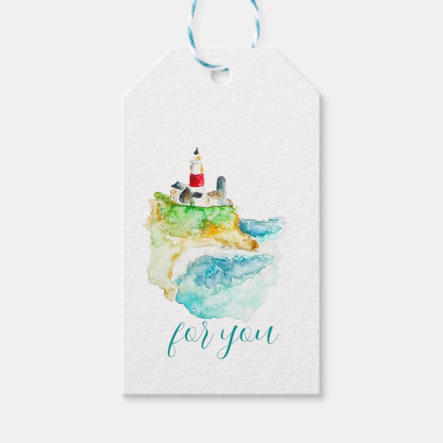Etiquetas Para Regalos Faro (Anverso)